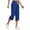 Blue, variant on Crop Pants For Women Casual Dgankt Women's Drawstring Large Color Casual Versatile Loose Bottom Pants On Clearance