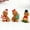 3pcs/set, variant on 3pcs/set Cute Gingerbread Figurine Cartoon Gingerbread Ornament For Desk Table Fireplace Cabinet Decor Christmas Gifts