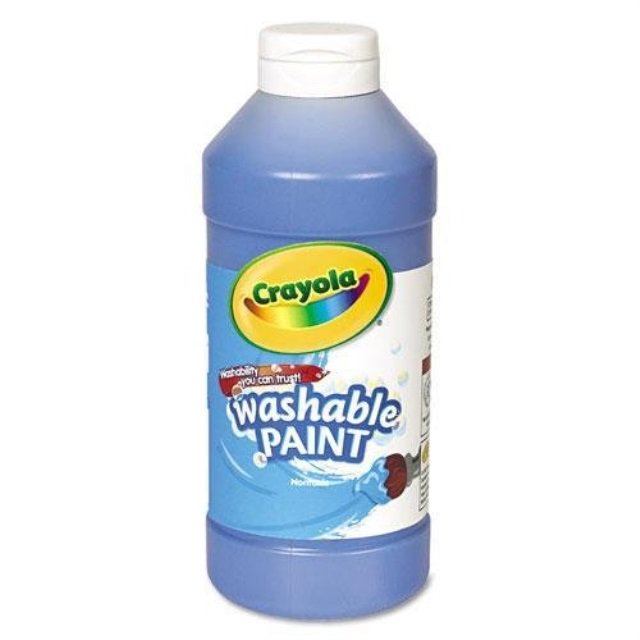crayola 542016042 washable paint, blue, 16 oz - Walmart.com - Walmart.com