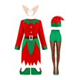 thumbnail image 3 of Disfraz de de Navidad, disfraz de Cosplay, disfraz de orejas de , conjunto de ropa para disfraces, puesta en escena, cumpleaños, carnaval XXL para 160 a 170cm, 3 of 8