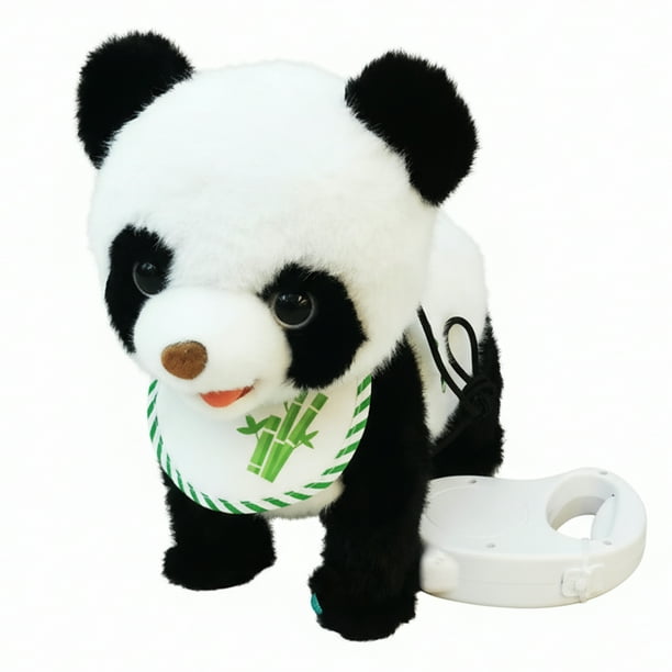 Juguete Interactivo Que Gatito Caminando Panda Con Correa Peluche Electrónico Robot (Panda USB)