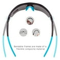 thumbnail image 4 of Cycling Biking Sunglasses with 5 Interchangeable Lenses UV Protection,MTB Road, 4 of 8