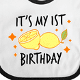 thumbnail image 4 of Inktastic Its My 1st Birthday with Lemons Boys or Girls Baby Bib, 4 of 4