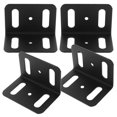 thumbnail image 1 of Hytrove 4Ud Escuadras En L De Metal Para Estantes De Madera Color Negro Uso, 1 of 7