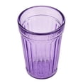 thumbnail image 3 of STPgoods Lavender Faceted Stackable Drinking Glasses Set 4 Pcs 8.45 fl oz Glass Tumbler Set Water Glasses, Purple, 3 of 9