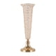thumbnail image 2 of Florero de trompeta para boda, centros de mesa, decoración decorativa de mesa, Metal dorado para el hogar, cumpleaños, pasillo, comedor, 2 of 9