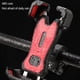 thumbnail image 5 of Soporte universal para teléfono de bicicleta | Soporte giratorio de 360° para manillar con abrazadera amortiguadora para smartphones de 4,5 a 6,5 pulgadas | Compatible con motocicletas, scooters y, 5 of 6