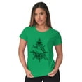 thumbnail image 3 of Nautical Whale Wheel Spiritual Animal Womens Fitted Plus Size Graphic Tee Brisco Brands 3X, 3 of 5
