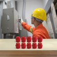 thumbnail image 2 of 10 Pcs Isolants Busbar Rouges SM-40 M8 Isolants Intercalaires en Polyester Haute Résistance, 2 of 10