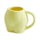 thumbnail image 5 of Tazas de café de cerámica 3D, divertidas tazas de chocolate caliente, artículos para beber, forma corporal novedosa para Amarillo, 5 of 9