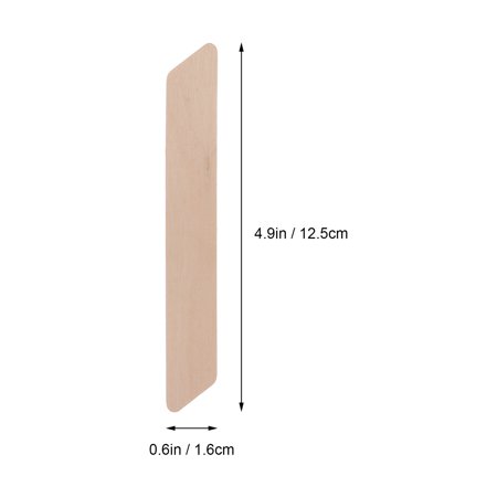 150Pcs Hair Removal Wax Stick Wooden Wax Applicator Hair Removing Strip