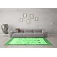 thumbnail image 3 of Ahgly Company Indoor Square Persian Emerald Green Traditional Area Rugs, 8' Square, 3 of 4
