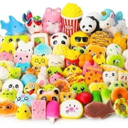 Karids 15 pcs squishies pack Jumbo Medium Mini Soft Squishy Cake/Panda/Bread/Buns Phone Straps Scented