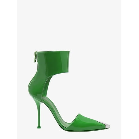 

ALEXANDER MCQUEEN HARNESS PUNK WOMAN Green PUMPS