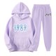 thumbnail image 5 of Sudadera con capucha y pantalones deportivos para hombre y mujer, con estampado de álbum Midnight Swift, de Taylor The Eras Tour, conjunto de 2 piezas, 5 of 5