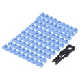 thumbnail image 2 of 200 unidades de concentrador LAN Ethernet con puerto RJ45, tapa antipolvo, protector de bloqueo con cerradura y llave patentadas, azul y rojo, 2 of 8