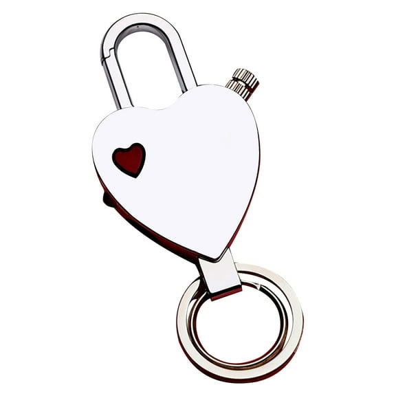 Dengmore Outdoor LED Portable Lighter Bottle Keychain With Containing Cotton Core Silver