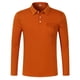 thumbnail image 1 of Blusa y camisa de manga larga con cuello vuelto para hombre, informal, de moda, con botones y bolsillo., 1 of 5