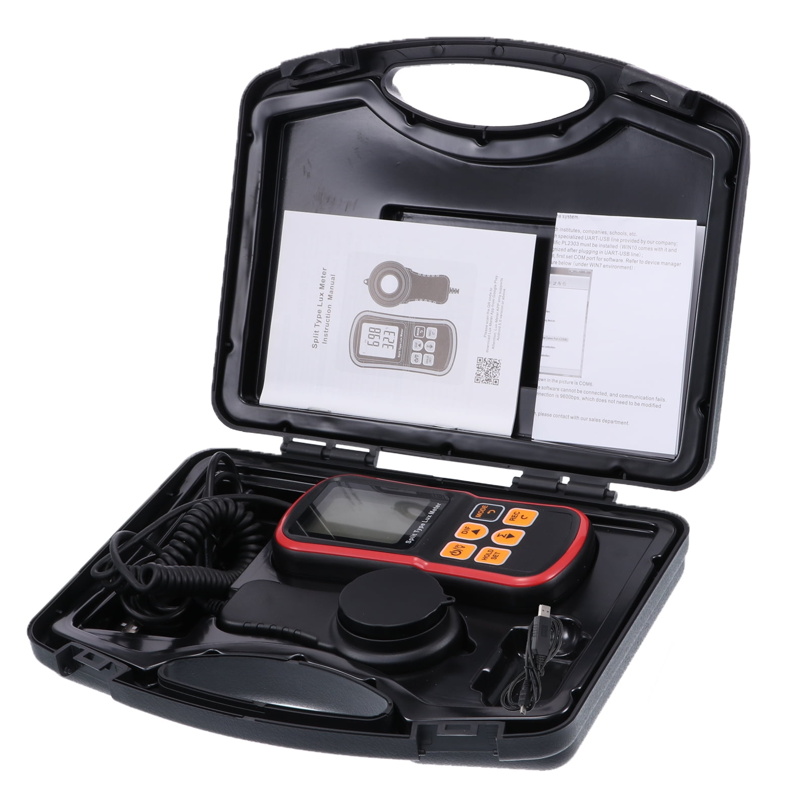 TiooDre GM1030 Digital Illuminometer 200000Lux Handheld Illuminometer