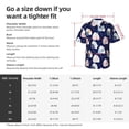 thumbnail image 6 of Lsque Mom And Baby Owls pattern Hawaiian Shirt for Men, Unisex Summer Beach Casual Short Sleeve Button Down Shirts-XX-Large, 6 of 9