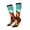 2 Black-1, variant on Women Crew Soft Moisture-wicking Socks Cool Camel Oasis Vibes Pattern Design Cotton Socks, One Size fit All