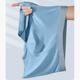 thumbnail image 5 of Men's Cotton Boxer Briefs, Light Blue, Size L - Comfortable, Breathable, Moisture Wicking, No Visible Lines, Everyday Wear, 5 of 8