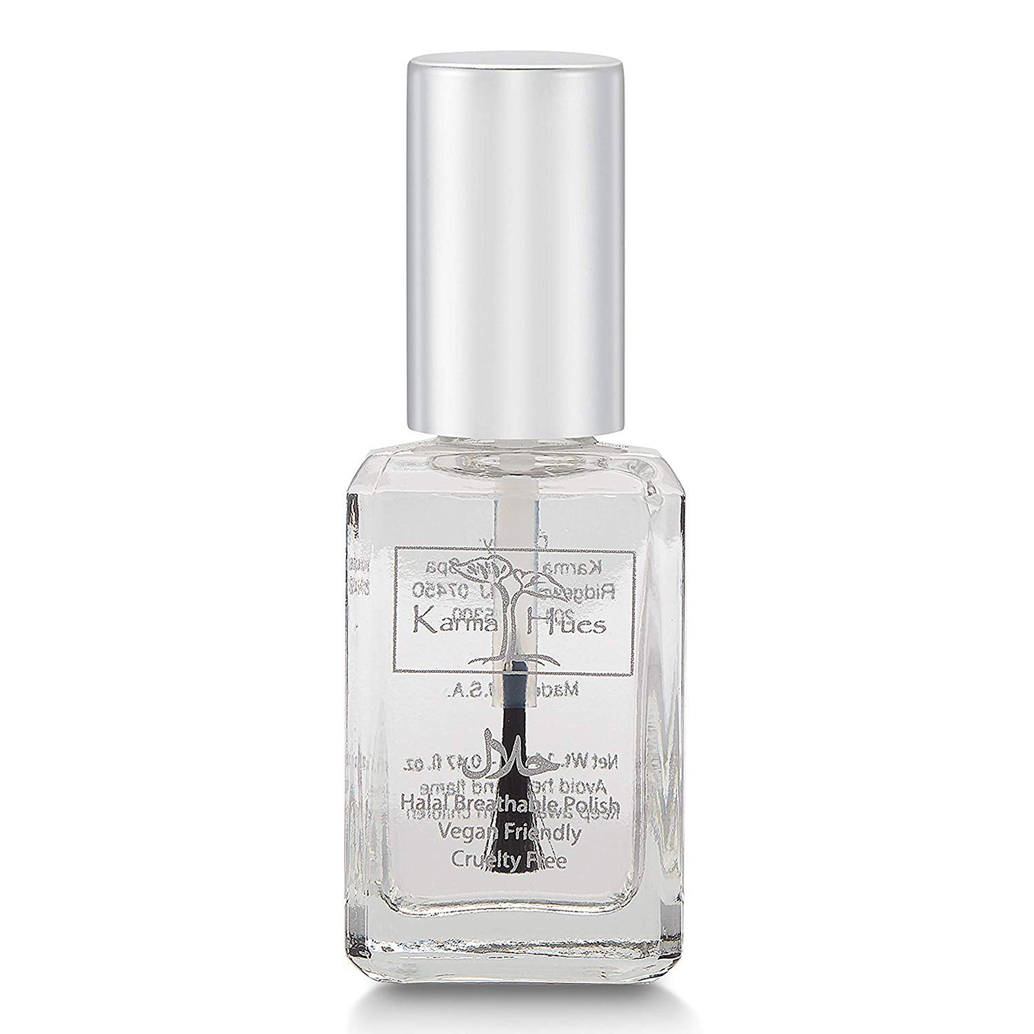 Karma Organic Beautiful Halal Certified Nail Polish Gift Set- Truly Breathable Cruelty Free and Vegan - Oxygen Permeable Wudu Friendly Nail Enamel (Touch of Lavender)