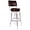 Black, variant on 1957 Inspired Floridian Swivel Bar Stool-Color:Green,Quantity:1 each