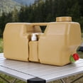 thumbnail image 5 of Yucurem 5 Gallon Water Containers with Spigot, Portable Water Jug with Hand Sanitizer Bottle, Leak-Proof Camping Bucket for Camping Hiking Picnic Vehicle Outdoor, Emergency Stroage, 5 of 7