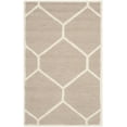 thumbnail image 2 of SAFAVIEH Cambridge Juan Geometric Wool Area Rug, Beige/Ivory, 3' x 5', 2 of 5