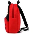 thumbnail image 2 of Mochila pequeña para niños y niñas, mini mochila pequeña de dibujos animados de animales de felpa suave y linda para niños de 2 a 6 años (mariquita), 2 of 5