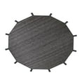 thumbnail image 3 of Cubierta de sombra de trampolín solo para 12 polos en el patio trasero liviano de verano Configuración fácil portátil de 16 pies Toldo de protección, 3 of 8