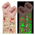 thumbnail image 1 of Tatuajes temporales PARTYWIND Luminous Christmas Kids x10, 1 of 8