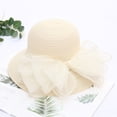 thumbnail image 2 of Derby Tea Party Wedding Women's Organza Beanie/Beige, 2 of 4