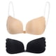 thumbnail image 1 of 2 pares de sujetadores adhesivos invisibles sin tirantes Pushup Sticky Bras para mujeres Cubiertas de pezones Sujetador de silicona en forma de ala reutilizable con correas para los hombros Zhivalor BST3054045-4, 1 of 7