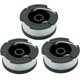 thumbnail image 2 of Carrete de 0,065 pulgadas para cortabordes BLACK+DECKER (carrete de alimentación automática de repuesto), compatible con BLACK+DECKER AF-100, paquete de 6, 2 of 5