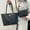 🔥 Black_New#717, variant on Women's 3-Piece Handbag Set Large Capacity Tote Shoulder Crossbody Bags Cardholder PU Leather Fashion Purse for Work Travel Shopping Black Red Brown 38.5x27x10.5cm