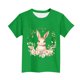 thumbnail image 5 of Manga Corta Crop Top para Niños con Lindo Estampado de Pascua, Cuello Redondo Casual Graphic Tee para 3-14 Años, Tela Suave Transpirable, 5 of 5