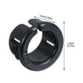 thumbnail image 2 of MasteelfCA 100pcs Cable Hose Snap-locks Grommet Locking Bushing Nylon Protective Grommet, 2 of 7