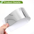 thumbnail image 6 of Unique Bargains Door Pillar Window Trim for Chevy Cruze 2011-2015 Silver Tone Front Rear Left Right Anti Scratch Sticker Pillar Posts Cover 10 Pcs, 6 of 8