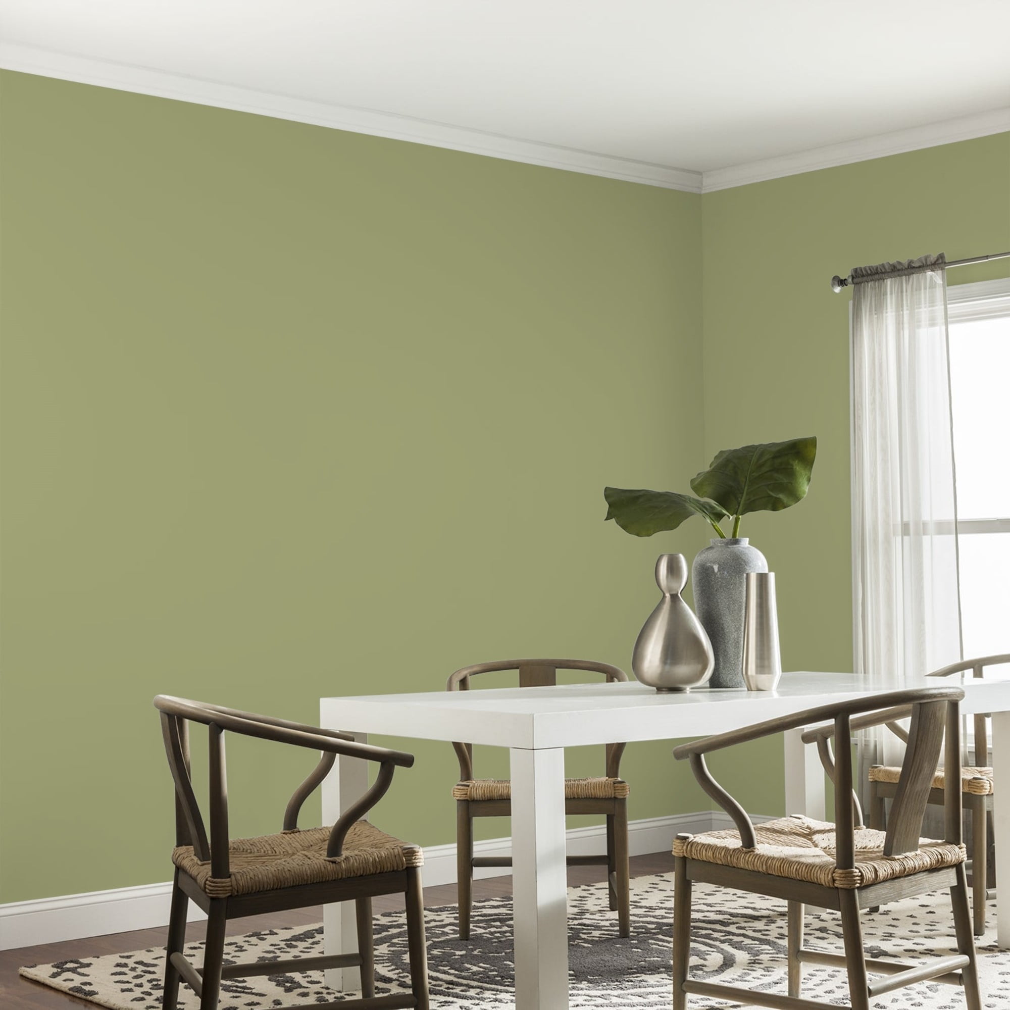 Glidden Spred Dill / Green, Eggshell Interior Paint with Primer, 1 Gallon