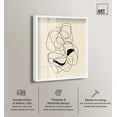 thumbnail image 2 of Biomorphic Rhythm I Shadowbox Print Minimalist Art by Art Remedy, White Frame, 20 x 24, 2 of 6