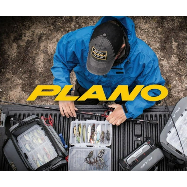 Plano Synergy 3400 Fishing Adjustable Double-Sided Stowaway Fishing Tackle  Box, Small, Clear