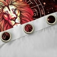 thumbnail image 4 of Castle Fairy Teenagers Animal Lion Black Out Curtains,Galaxy Universe Curtains Pack of 2 (42x63 Each),Psychedelic Constellations Bedroom Curtains,Ultra Soft Home Decor, 4 of 6