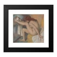 thumbnail image 2 of Edgar Degas 13x12 Black Modern Framed Museum Art Print Titled - Woman Drying Her Foot (1885-86), 2 of 5