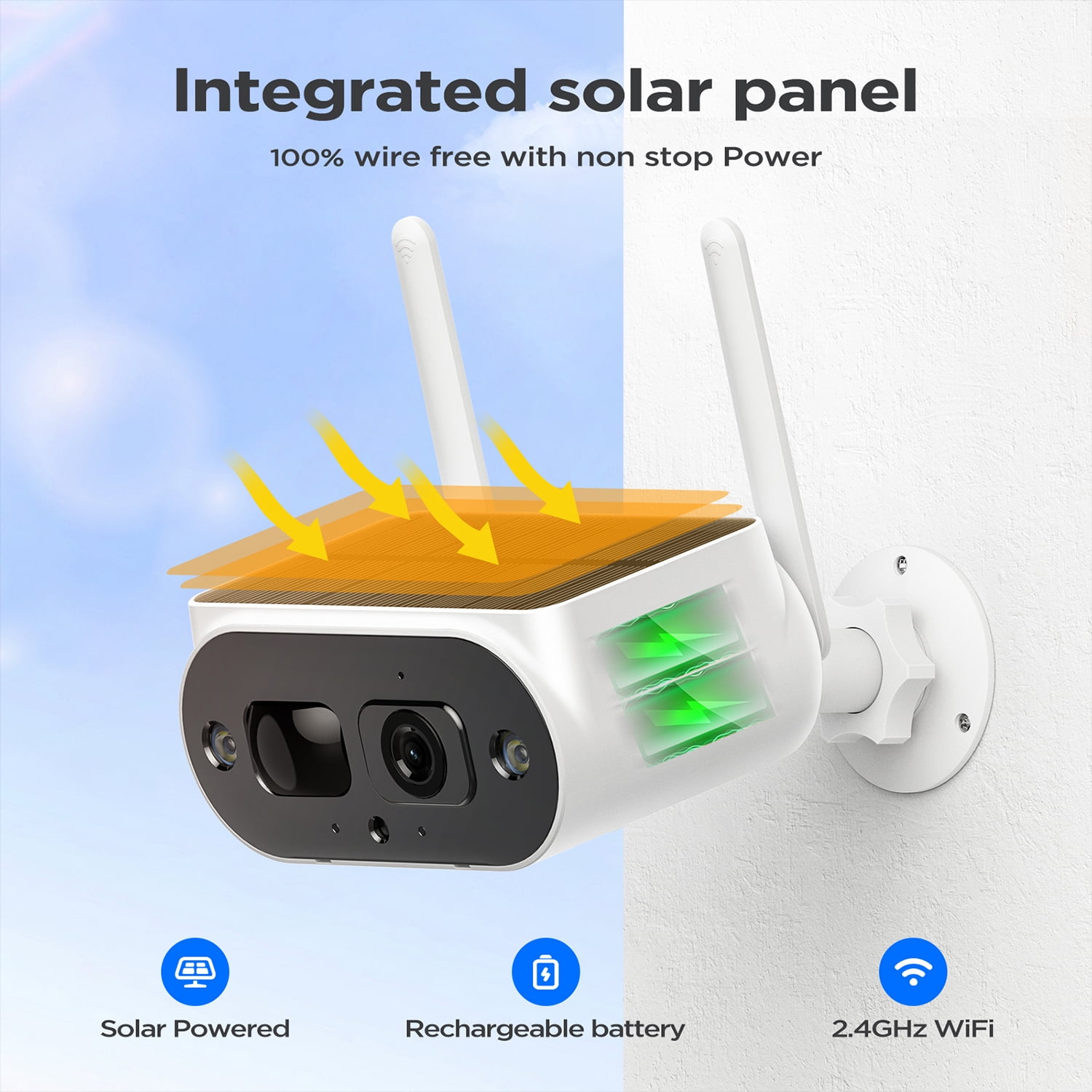 Toguard BC1028 Solar Security Camera 2.4G&5G Wifi