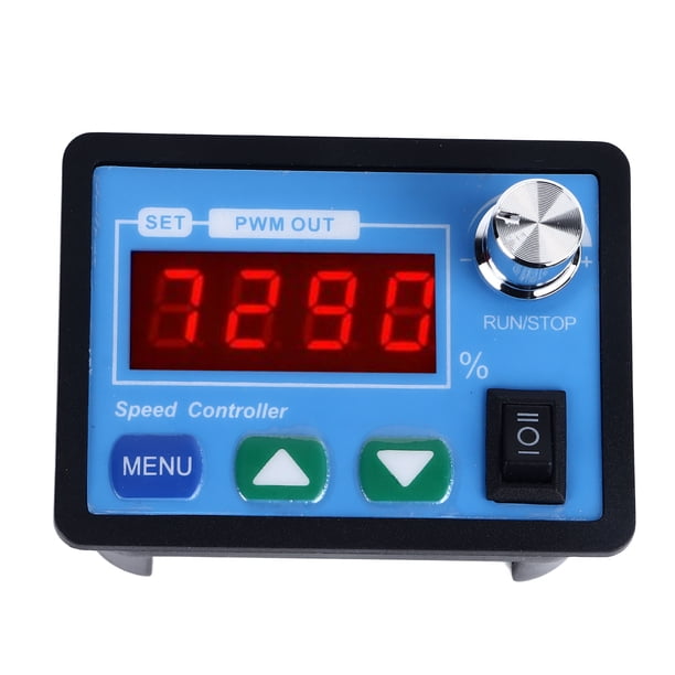 Controlador De Velocidad Del Motor De CC 20 A, Pantalla LED De 4 Dígitos Controlador De Velocidad Del Motor De CC CW CCW Duradero Para Uso Industrial