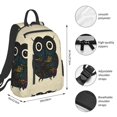 thumbnail image 2 of Yiaed Owl with Mandala Print Lightweight Backpack Travel Backpacks Hiking Daypack for Women Men, 2 of 5