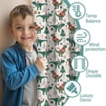 thumbnail image 3 of Blackout Kids Curtains,Beige Christmas Dinosaur Pattern Childrens Insulated Curtains Set Of 2,Bedroom Essentials,Toddler Room Decor 42"x63", 3 of 5