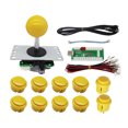 thumbnail image 1 of Monstrate Arcade Joystick Pieza reemplazada Botones de juego Multicolor Tamaño compacto Accesorios mejorados Artesanía Palos de lucha Videojuegos y accesorios Amarillo, 1 of 6